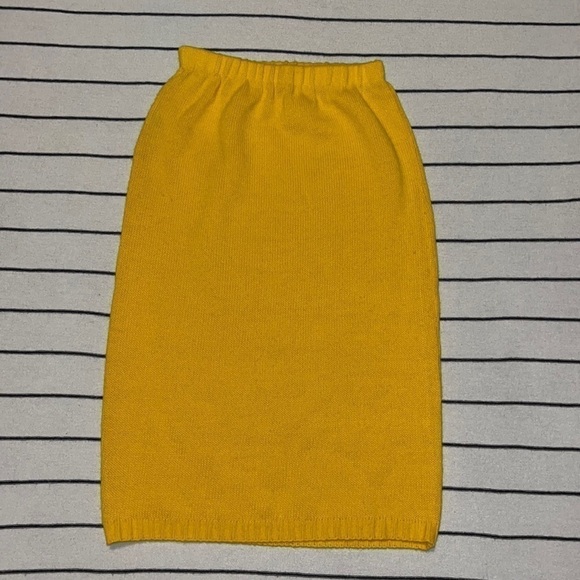 Vintage Images Acrylic USA Made Midi Skirt Size Small 7/8 - Picture 1 of 9